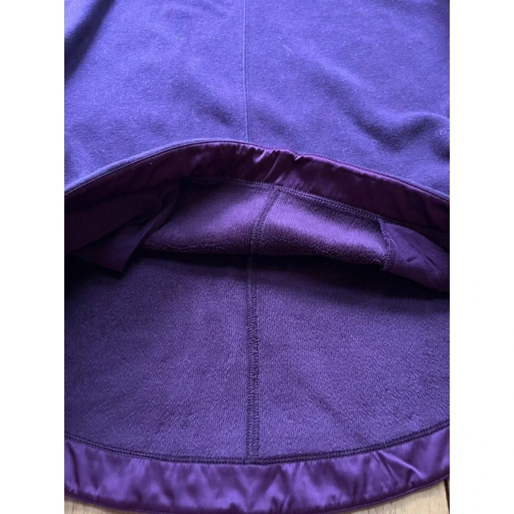 Athleta Cozy Karma Funnel Neck Sweatshirt Fleece‎ Burgundy Pullover Top, Size S